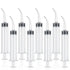 ERAFINE 412 Disposable Utility Syringe, Dental Oral Irrigation Craft 12cc Curved Tip 12cc 50pcs/Bag