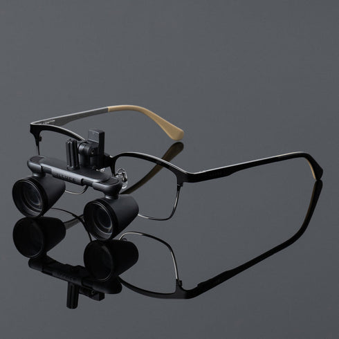 ILLUCO Flip-Up Loupes 3.3x Matte Black 37cm