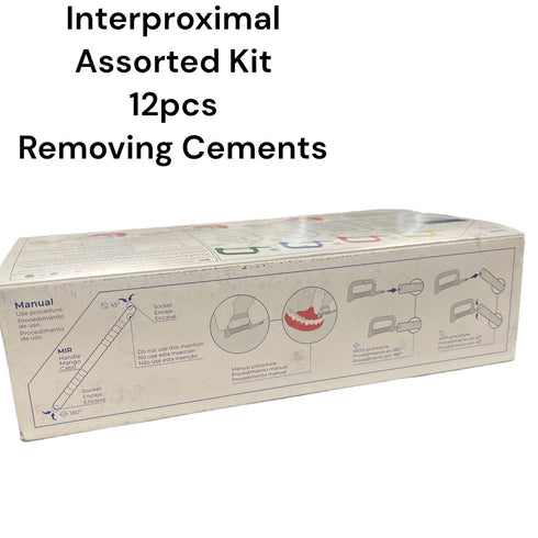 Dental IPR Interproximal Reduction Assorted Kit Removing Cements Finishing Strips