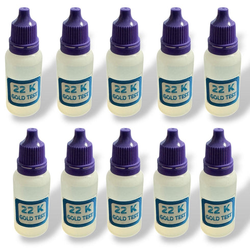 22K Gold Testing Acid 10 Bottles The Most Accurate Results ERAFINE