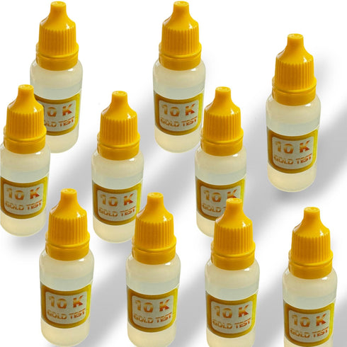10k Gold Testing Acid 10 Bottles The Most Accurate Results ERAFINE