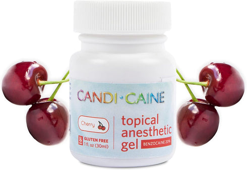 Topical Anesthetic Gel Piña Colada Flavor 1oz. Jar Candi Caine