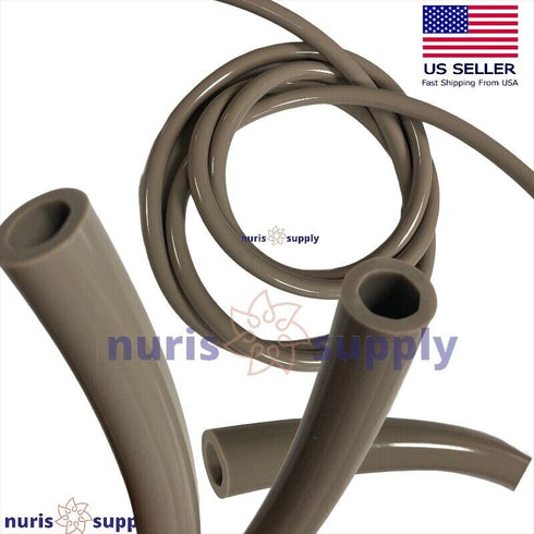 Dental Vacuum Tubing Hose, 1/2" I.D., Smooth Asepsis Dark Surf 737