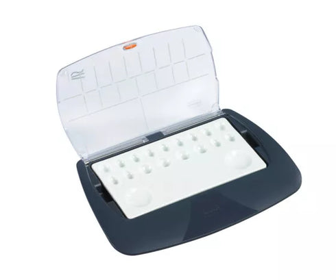 Renfert Lay Glazed Porcelain Art Color Mixing Tray Dental Lab Single Tray