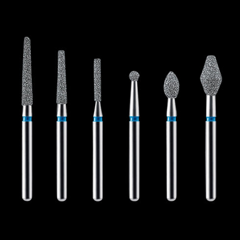 Galil Diamond Burs B1 Fine Inverted Cone 10/pk. Yellow ISO 805-012 - Dialom