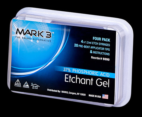 Etchant Gel 37% 4/bx. (4x1.2ml Syr. & 20 Tips) - MARK3®