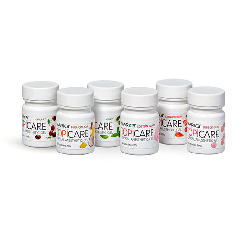 TopiCare Topical Anesthetic Gel Strawberry 20% Benzocaine 1oz. Jar - MARK3®
