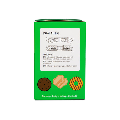 Girl Scout Adhesive Bandages 3/4" x 3" Thin Mints Shortbread Coconut Caramel 100pcs/Box