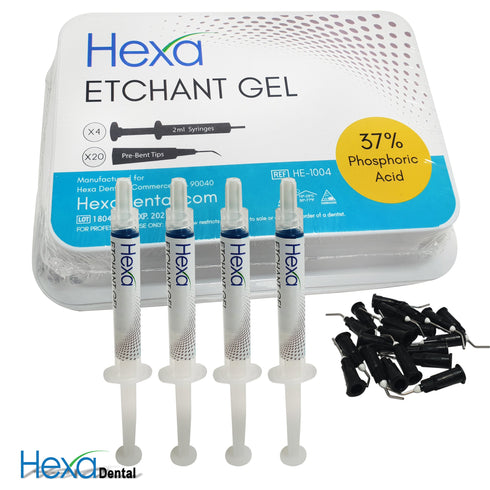 Hexa Etch Gel 37% 2ml 4 Syringes Blue HE-1004