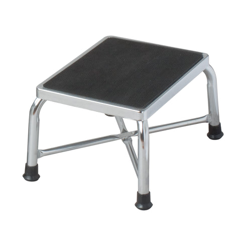Chrome Bariatric Foot Stool 700lb Weight Capacity 9" High