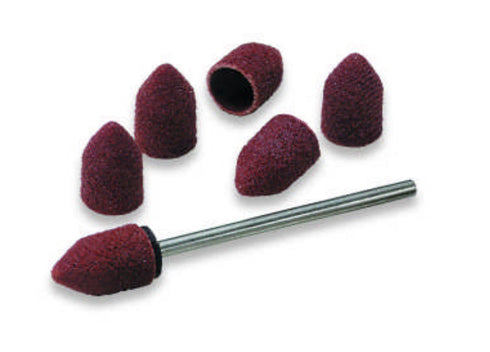 SoftGrind Intro Kit, Pkg of 10 Sleeves (9mm Head Diameter)and 1 HP Mandrel 62400