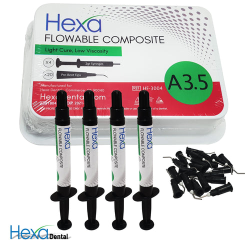 HEXA A3.5 Flowable Composite Kit 4 Syringes HF-3004