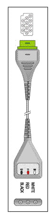 Patient Cable - 3 Lead Din KCA019