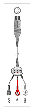Patient Cable - 3 Lead Fixed Snap KCB002