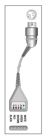 Patient Cable - 5 Lead Din KEA005
