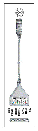Holter Cable - 7 Lead 3 Channel