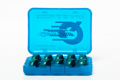 QwikStrip Dental Finishing Strips QS-C (10 Pack) Green Single-Sided Course (.16mm)