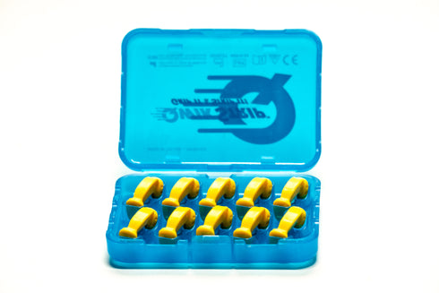 QwikStrip Dental Finishing Strips QSC-SF (10 Pack) Yellow Curved Super-Fine (.07mm)