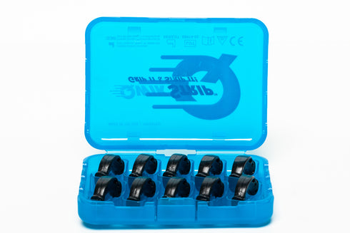 QwikStrip Dental Finishing Strips QSDS-XC (10 Pack) Black Double-Sided X-Course (.4mm)