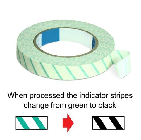 Autoclave Sterilization Tape Steam Dry Heat or Chemical Sealer CSR, Sterilization Indicator Tape 1/2" 60 Yards 1/Pk