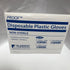 100Pcs Disposable Plastic Gloves Clear Medical Dental Ambidextrous Embossed