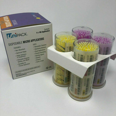 Dental Micro Applicators Tips Fine Regular Super Fine Extra Slim Assorted 400pcs/Bag