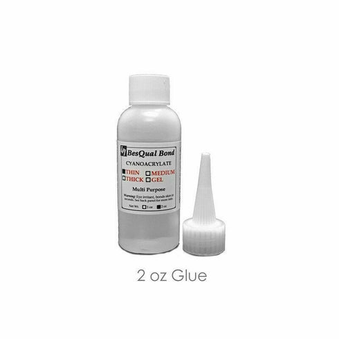 BesQual Super Adhesive Glue Dental Lab Cyanoacrylates THIN for Plastics 2oz