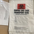 Dental Lab Case Transport Bag Biohazard Bag Name Tags Adhesive Closure 100pcs/Box