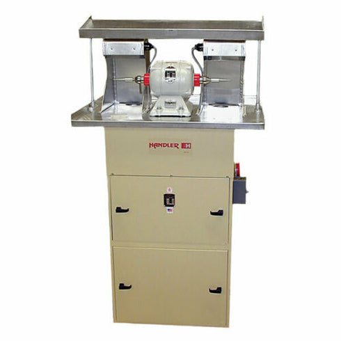 HANDLER 75D-0 POLISHING GRINDING UNIT with Drum Cartridge& Filter Bags without Motors
