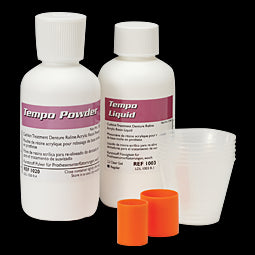 Tempo® Tissue Conditioner Very Soft Reline Cushion Treatment 100 gram Powder